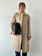 Aquascutum Cotton Concealed Placket Trench Coat - XL - SYLK