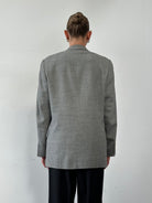 Vintage Brushed Wool Single Breasted Blazer - M - SYLK