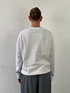 Yves Saint Laurent 00s Pure Cotton Knitted Logo Jumper - L - SYLK