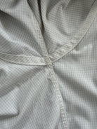 Yves Saint Laurent Cotton Check Short Sleeve Logo Shirt - L - SYLK