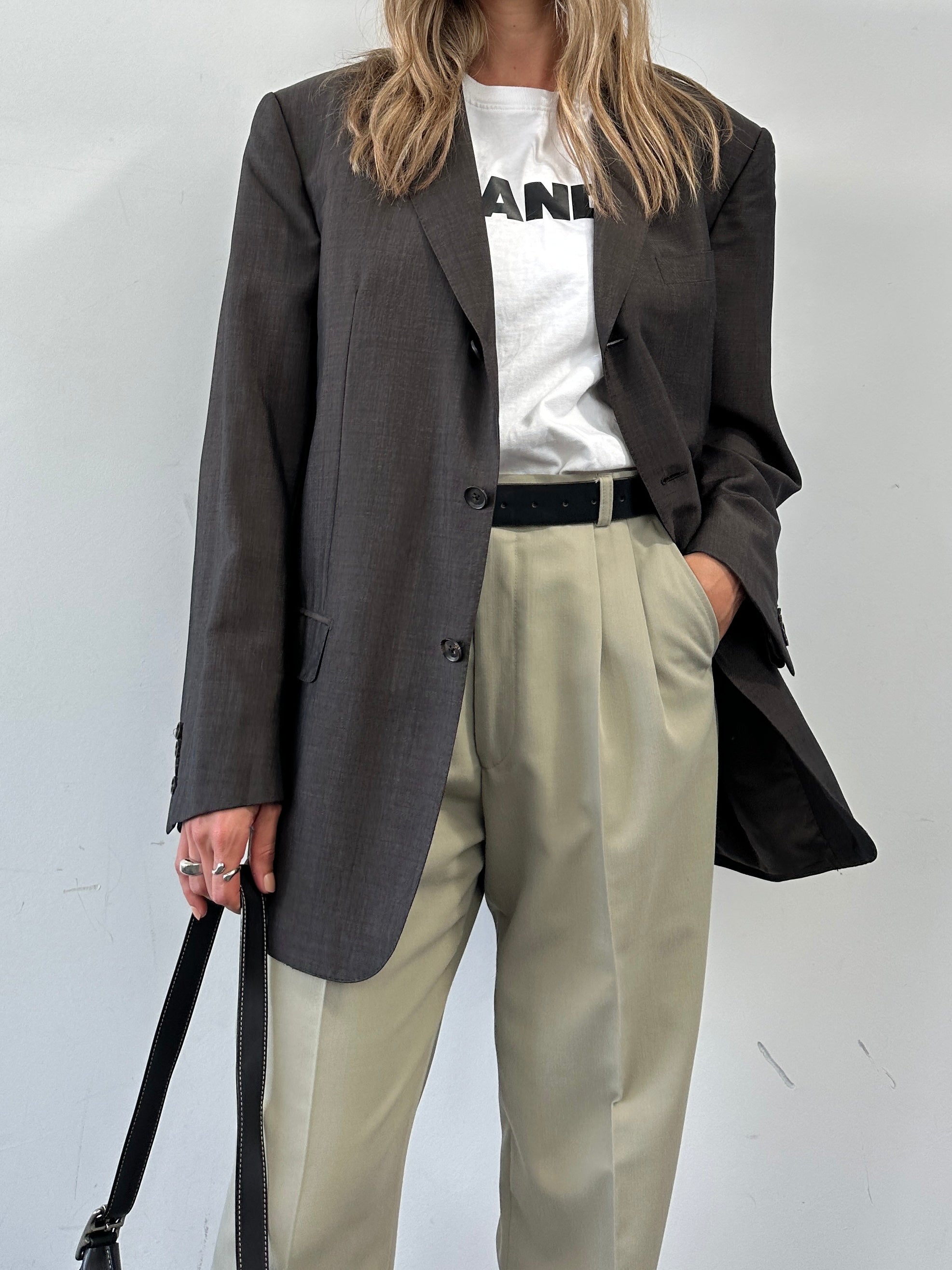 Valentino Wool Mohair Single Breasted Blazer - 44/XL - SYLK