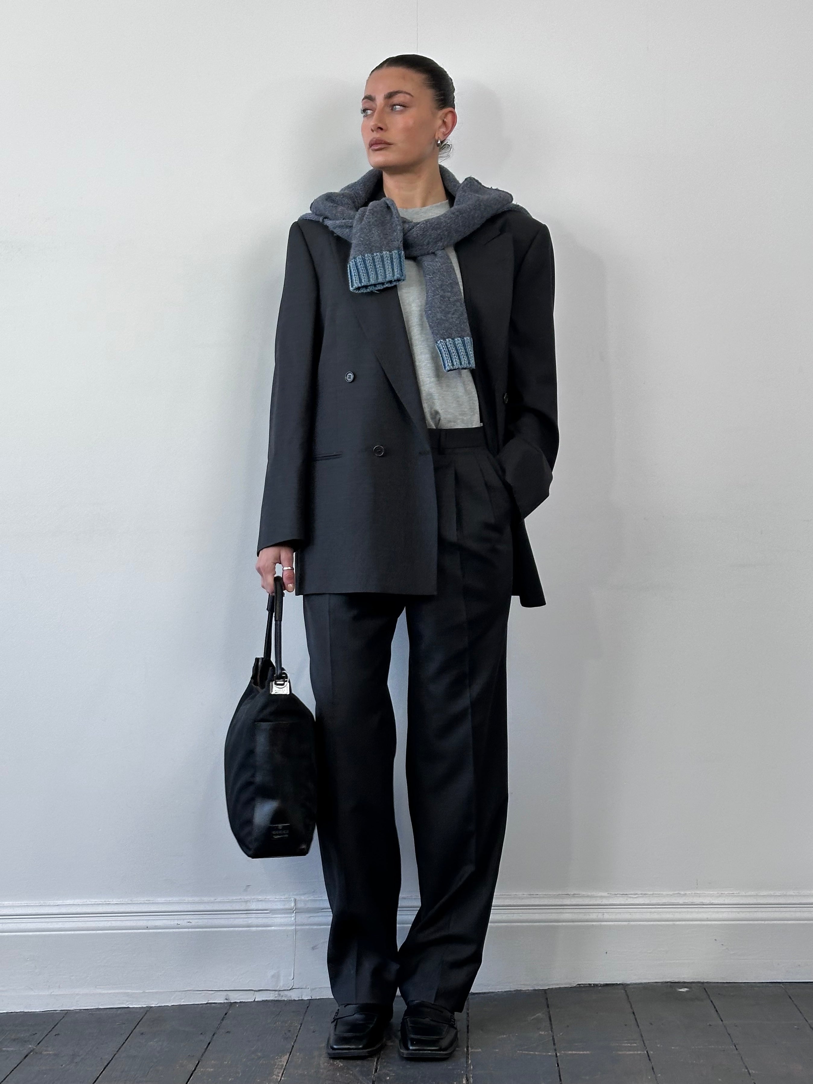Valentino Pure Wool Double Breasted Suit - 40R/W30 - SYLK