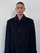 Vintage Wool Alpaca Single Breasted Coat - L - SYLK