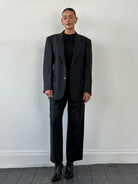 Italian Vintage Brushed Pure Wool Single Breasted Suit - 40S/W30 - SYLK