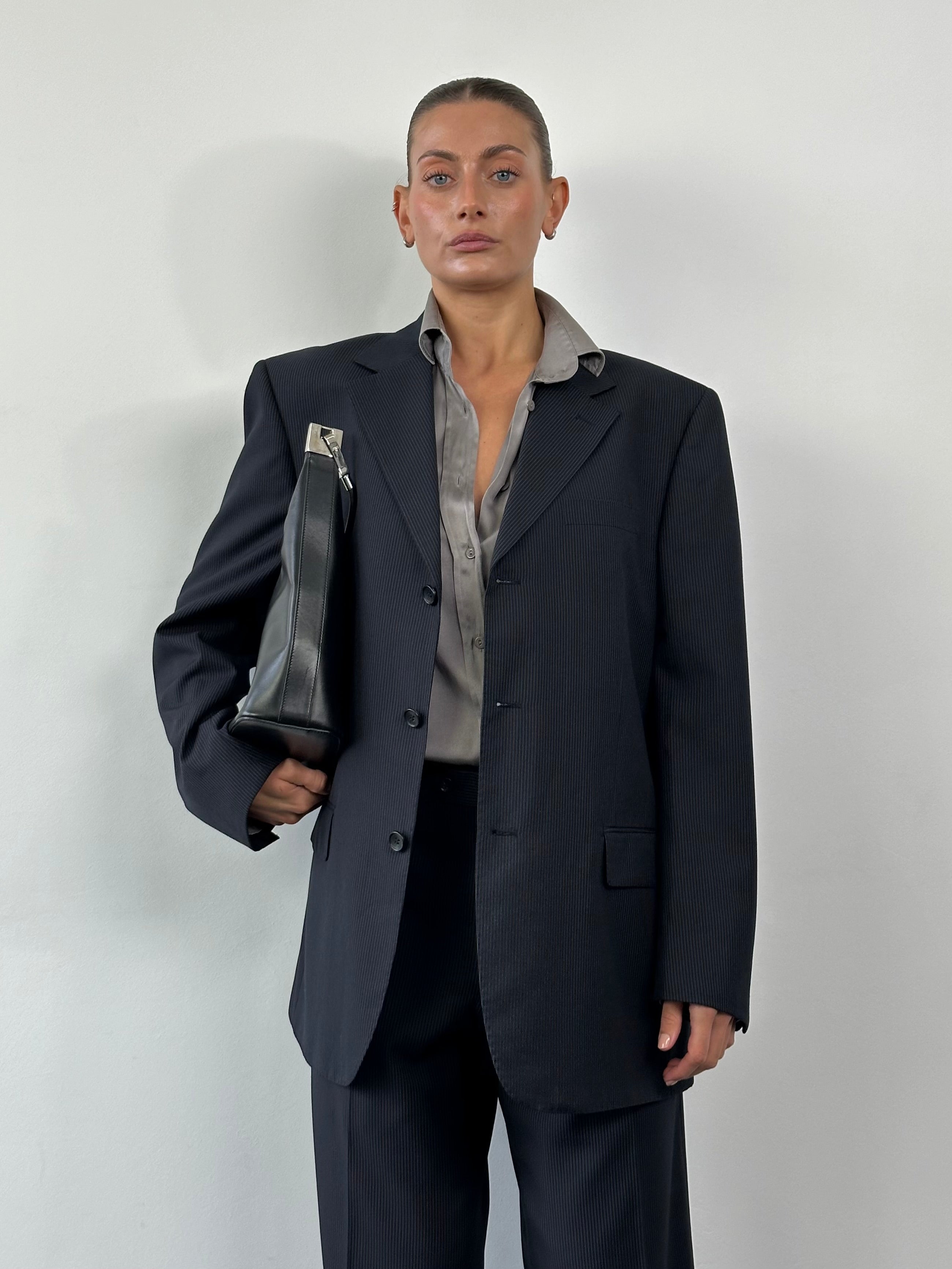 Vintage Pinstripe Single Breasted Suit - 42R/ W34 - SYLK