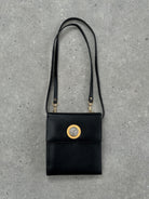 Gianni Versace 1990s Medusa Leather Crossbody Bag - SYLK