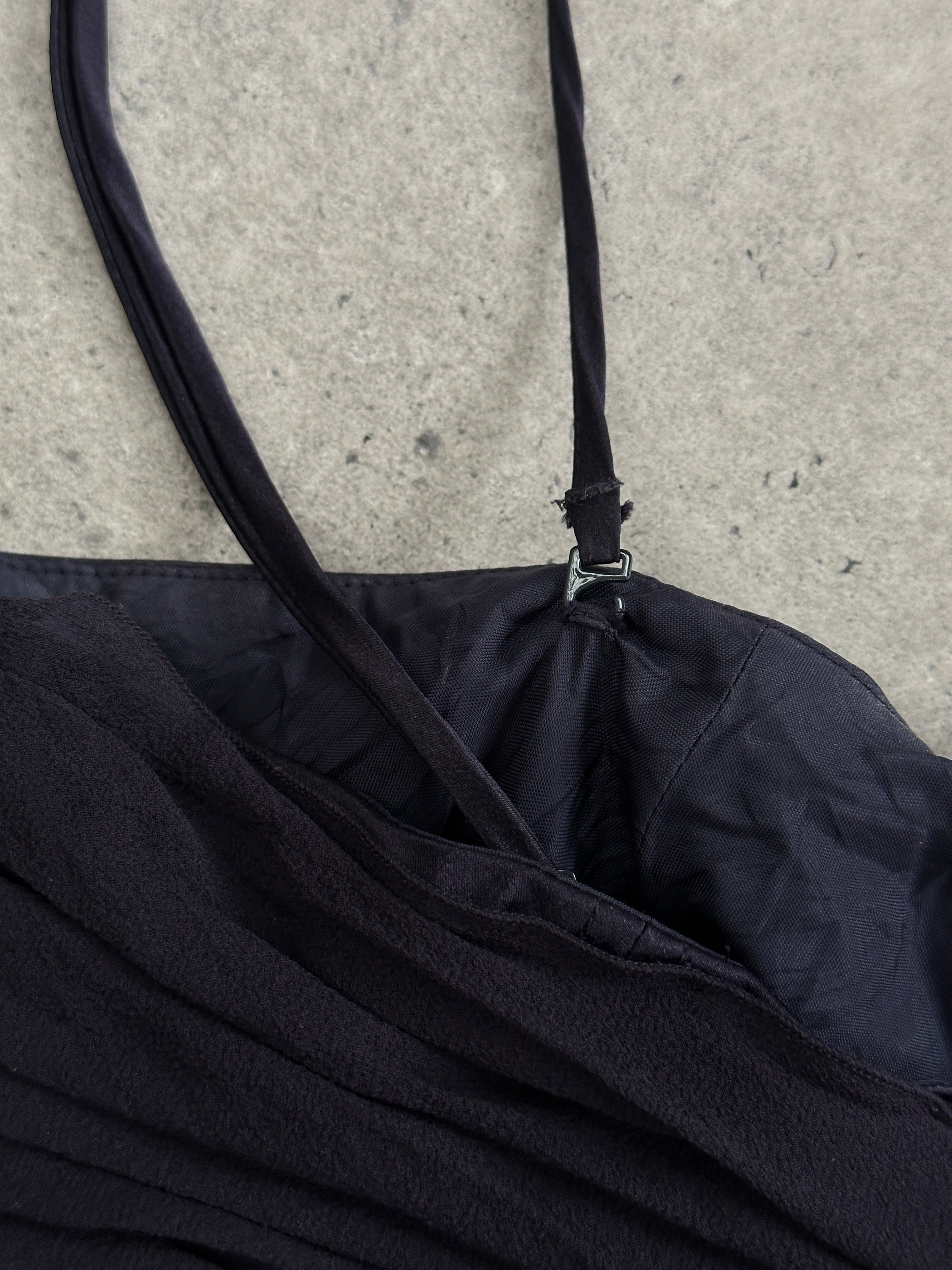 Vintage Pure Silk Ruffle Corset Top - M - SYLK