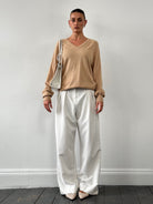 Christian Dior V Neck Logo Knitted Jumper - L - SYLK