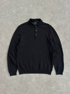 Hugo Boss Pure Wool Logo Polo Jumper - M/L - SYLK