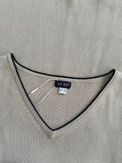 Armani Jeans Pure Cotton V Neck Jumper - L - SYLK