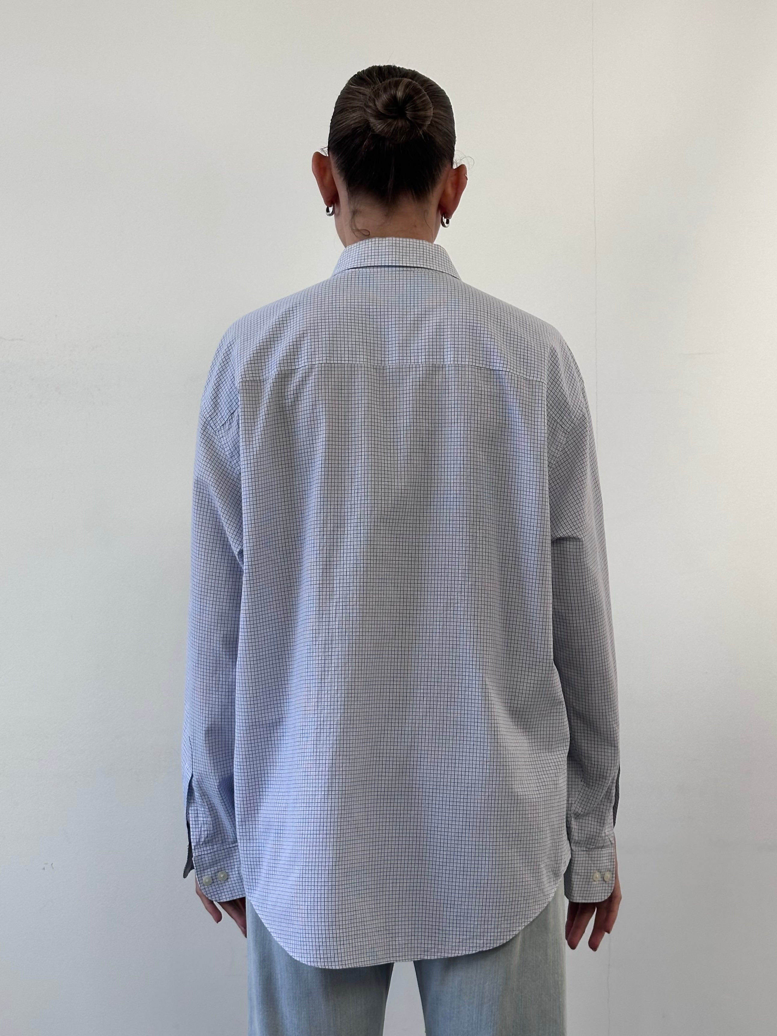 Yves Saint Laurent 90s Check Cotton Shirt - L/XL - SYLK