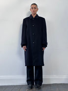 Vintage Wool Alpaca Single Breasted Coat - L - SYLK