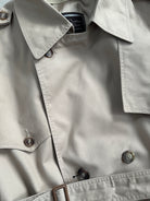 Christian Dior Monsieur Cotton Double Breasted Belted Trench Coat - XL - SYLK