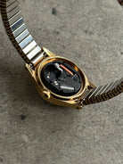 Timex 1990s Round Gold Tone Quartz Watch - SYLK