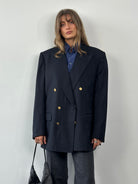 Burberry Pure Wool Bespoke Button Double Breasted Blazer - 46R/XXL - SYLK