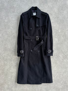 Versace Jeans Couture 00s Pure Cotton Belted Trench Coat - M - SYLK