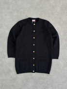 Scottish Vintage Wool Knitted Cardigan - M - SYLK