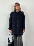 Burberry New Wool Single Breasted Coat - XL - SYLK