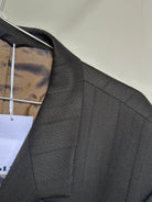 Vintage Wool Pinstripe Double Breasted Suit - 44R/W34 - SYLK