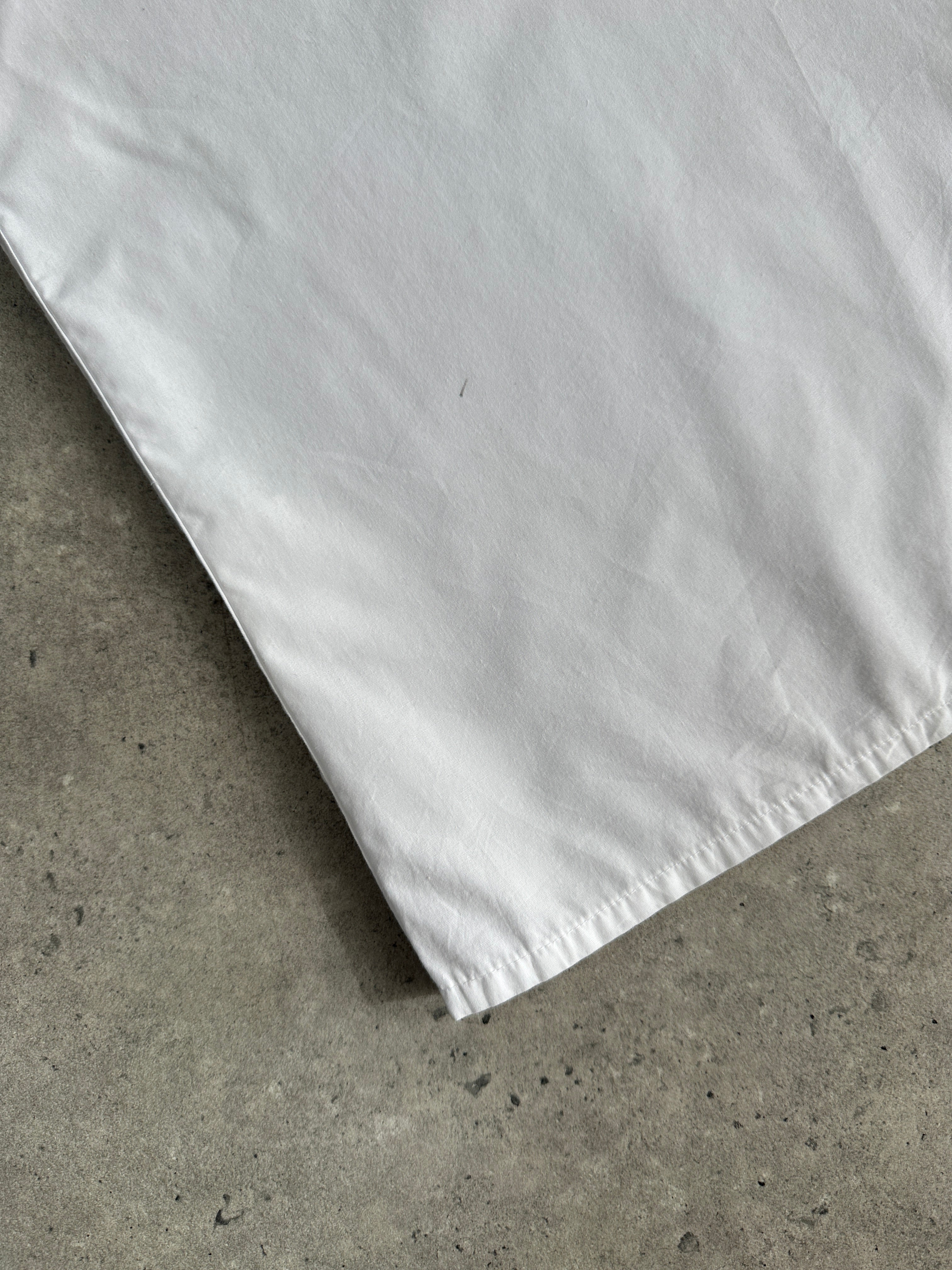 Yves Saint Laurent 00s Cotton Short Sleeve Logo Shirt - L - SYLK