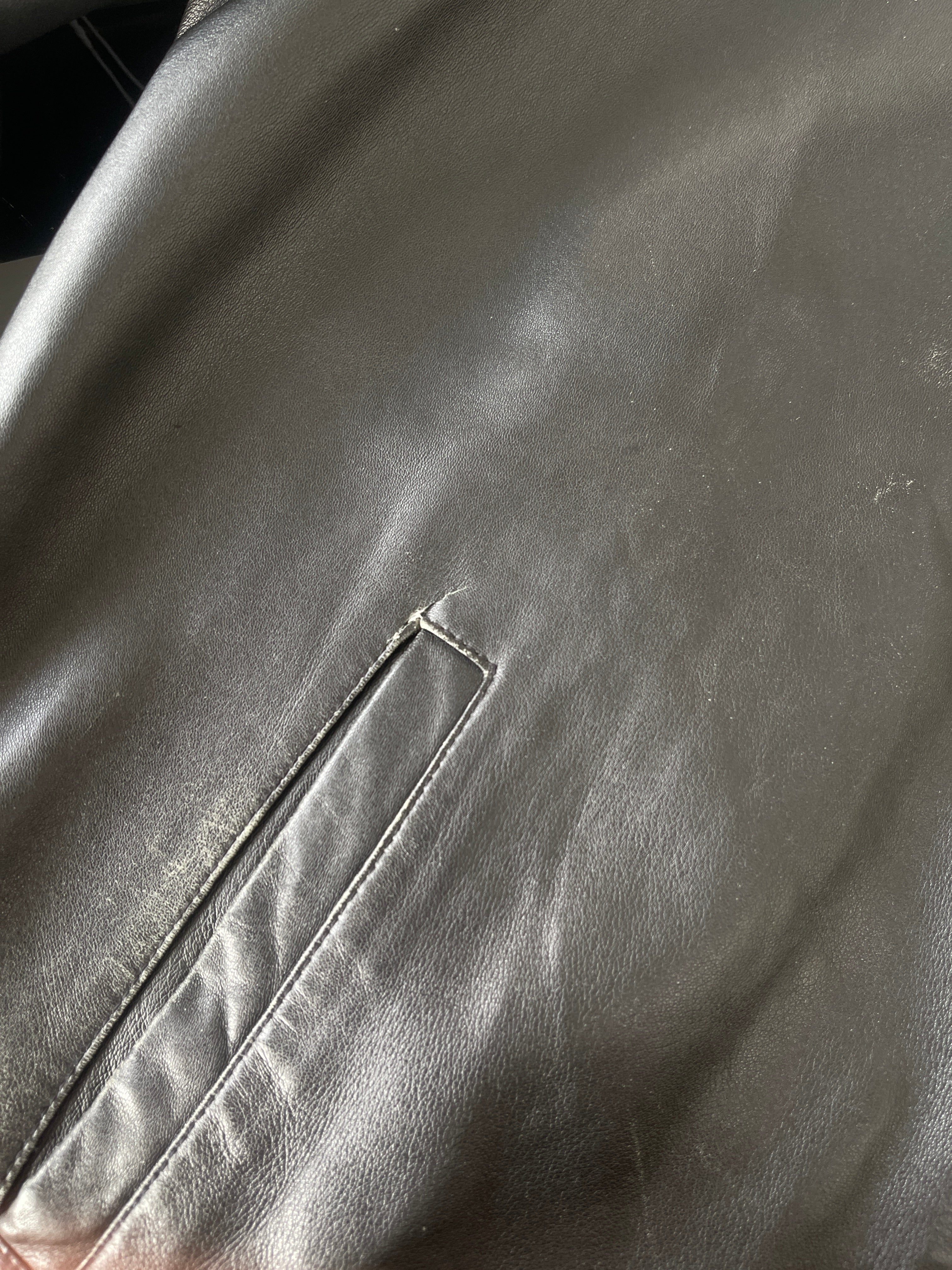 Conbipel Minimal Leather Jacket - L - SYLK