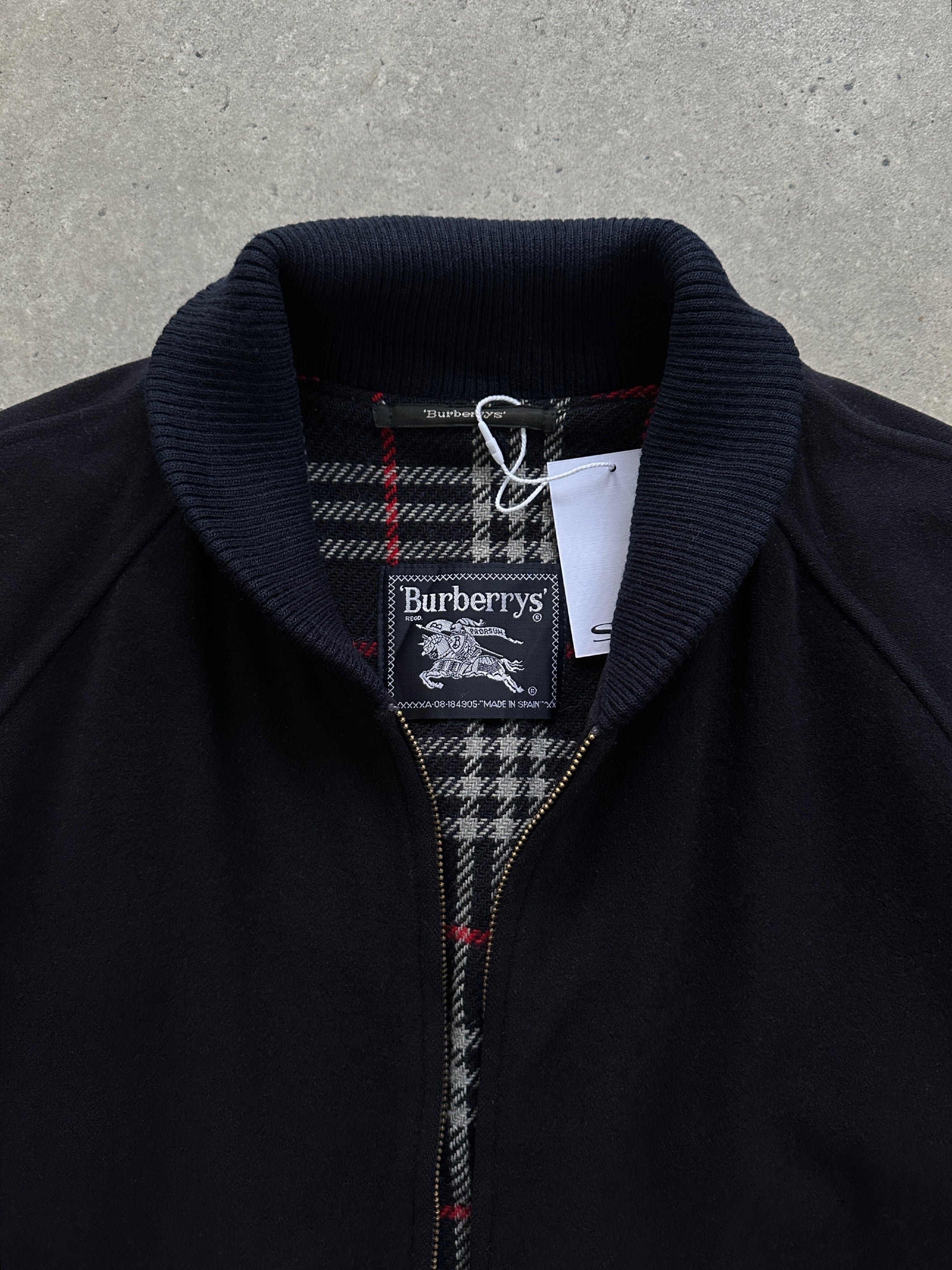 Burberry Wool Logo Bomber Jacket - M - SYLK