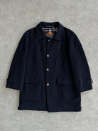 Burberry New Wool Single Breasted Coat - XL - SYLK
