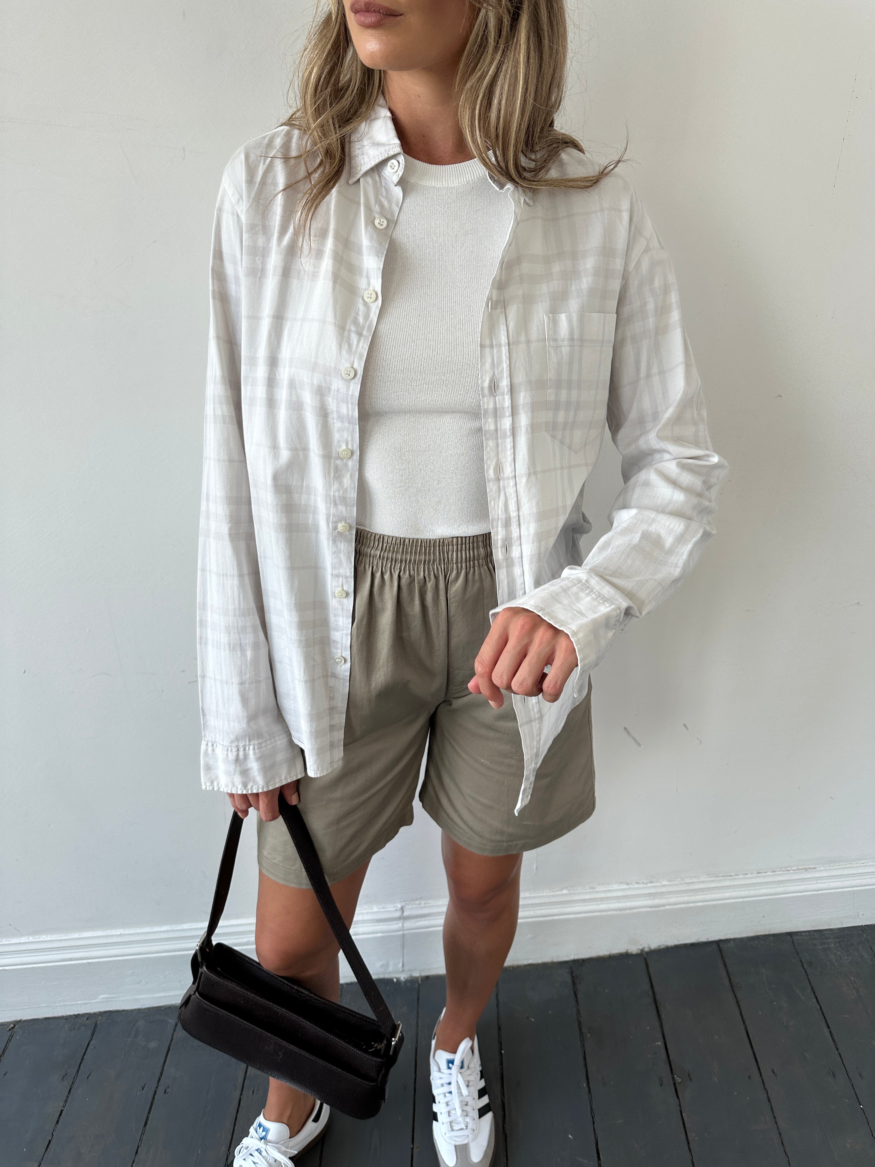 Burberry London Check Cotton Shirt - S/M - SYLK