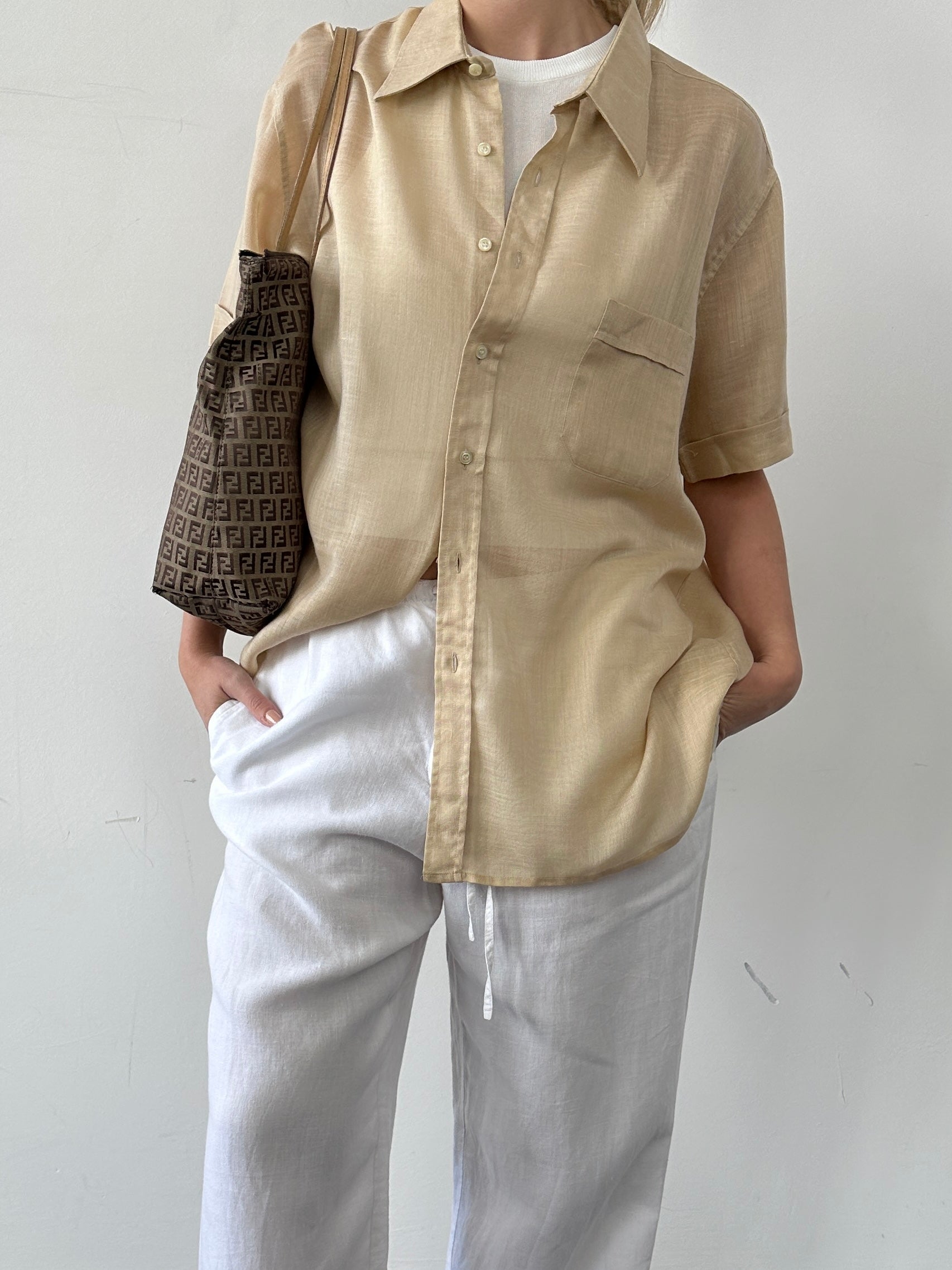 Fendi FF Monogram Shoulder Bag - SYLK