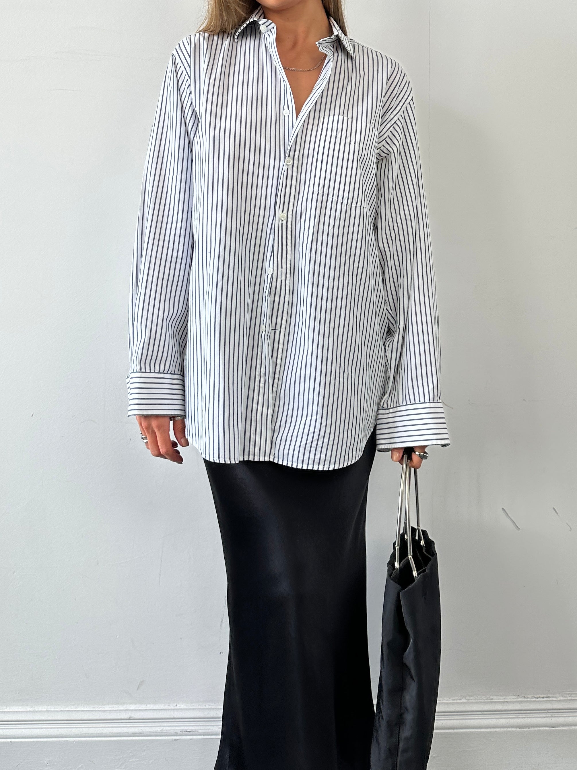 Burberry Stripe Cotton Shirt - L/XL - SYLK