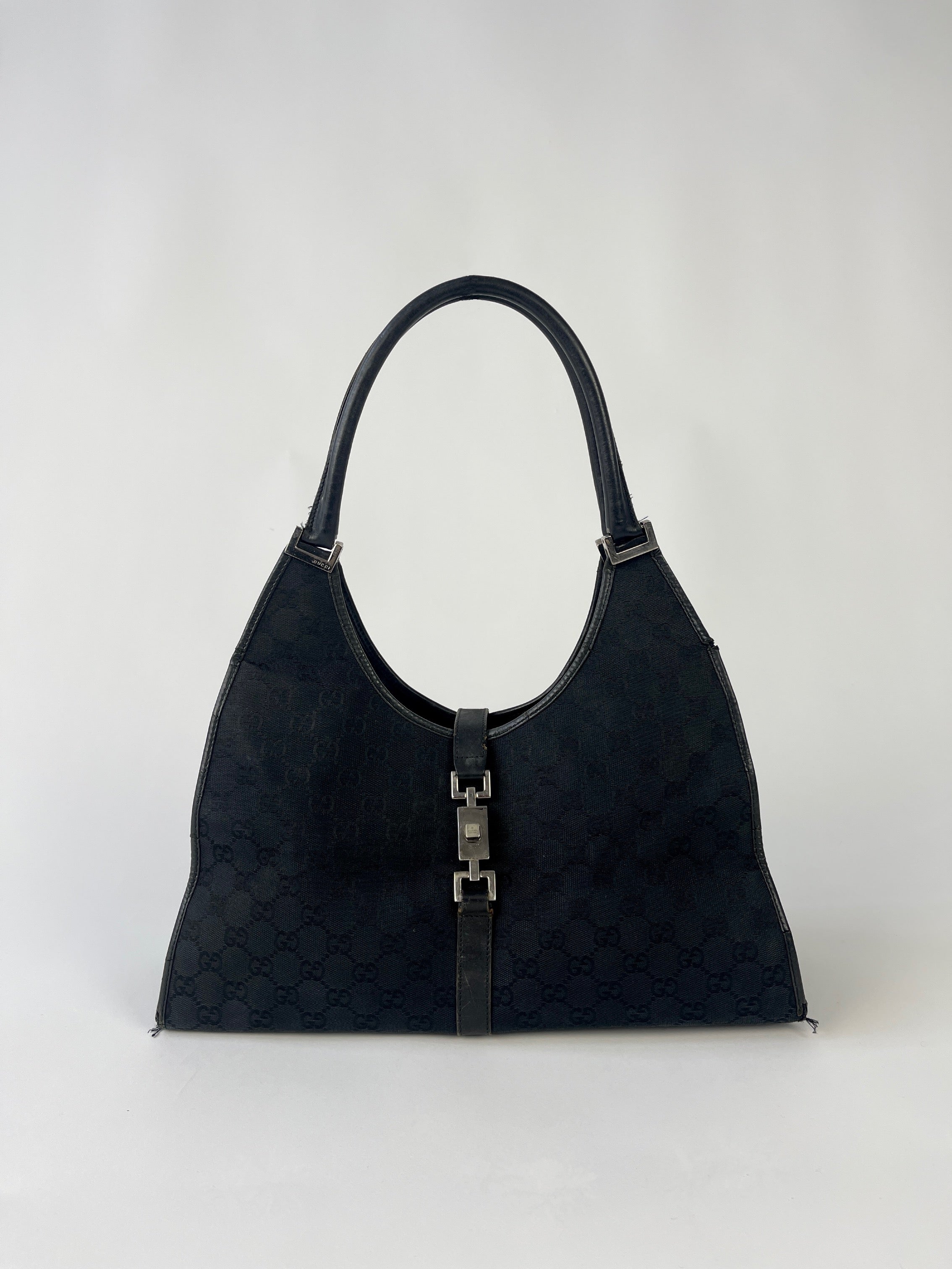 Gucci Jackie 2000s Monogram Shoulder Bag - SYLK