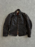 Vintage Distressed Leather Jacket - S/M - SYLK