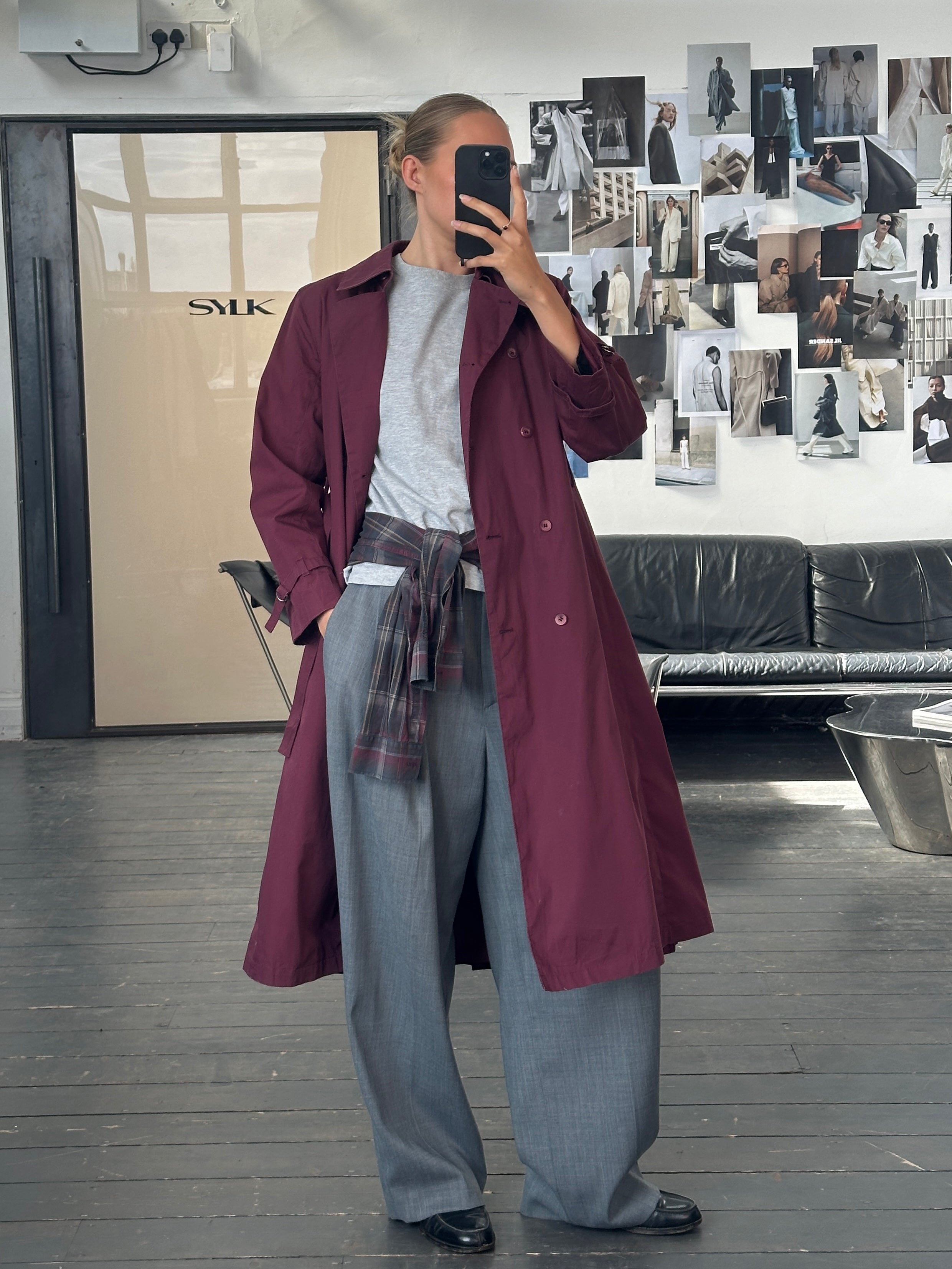 London Fog 1980s Double Breasted Trench Coat - M - SYLK