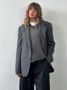 Loro Piana 1990s Pure Wool Single Breasted Blazer - 42R/XL - SYLK