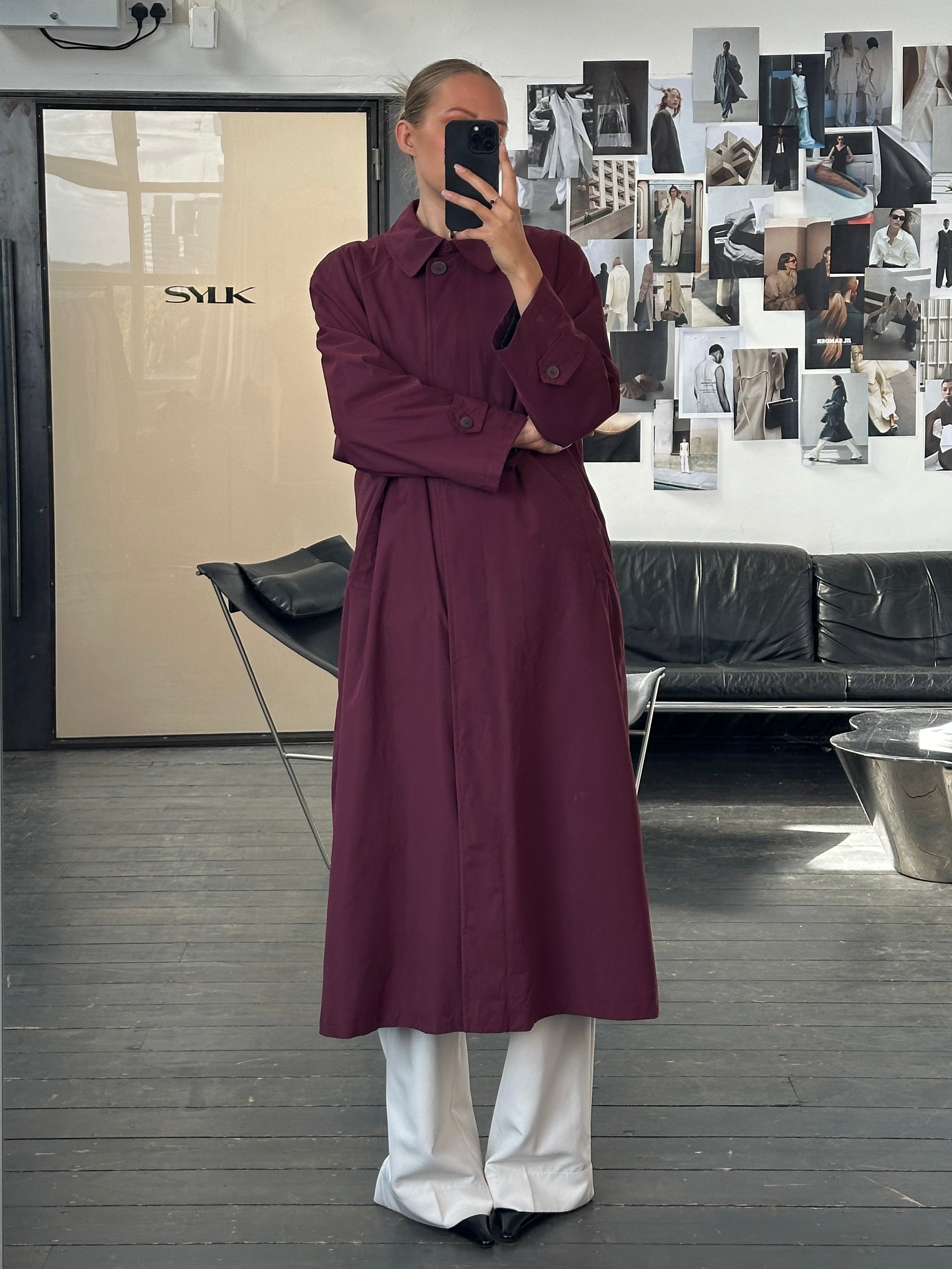 London Fog 2000s Concealed Placket Trench Coat - XL - SYLK