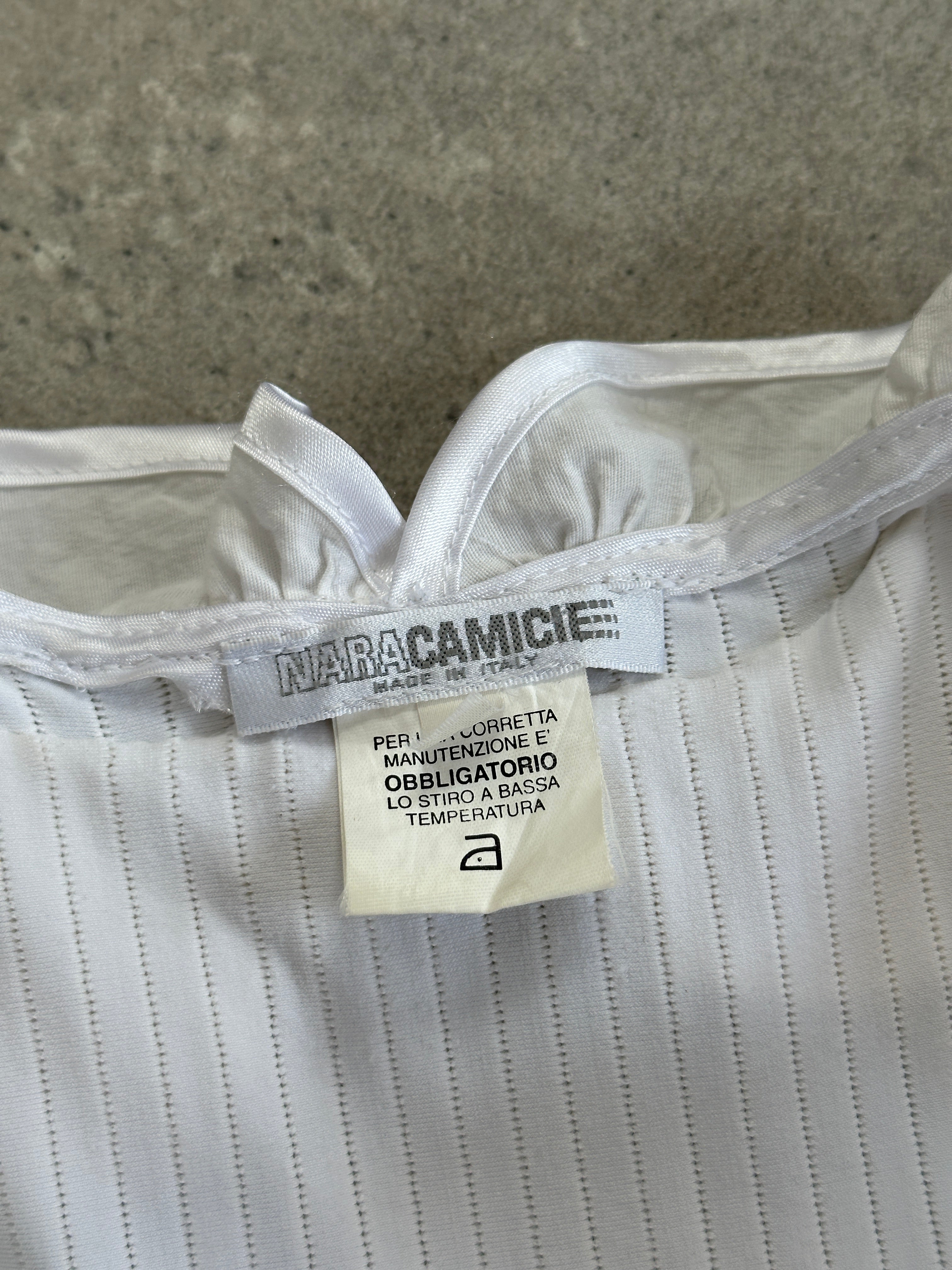 Italian Vintage 1990s Ruffle Vest Top - S