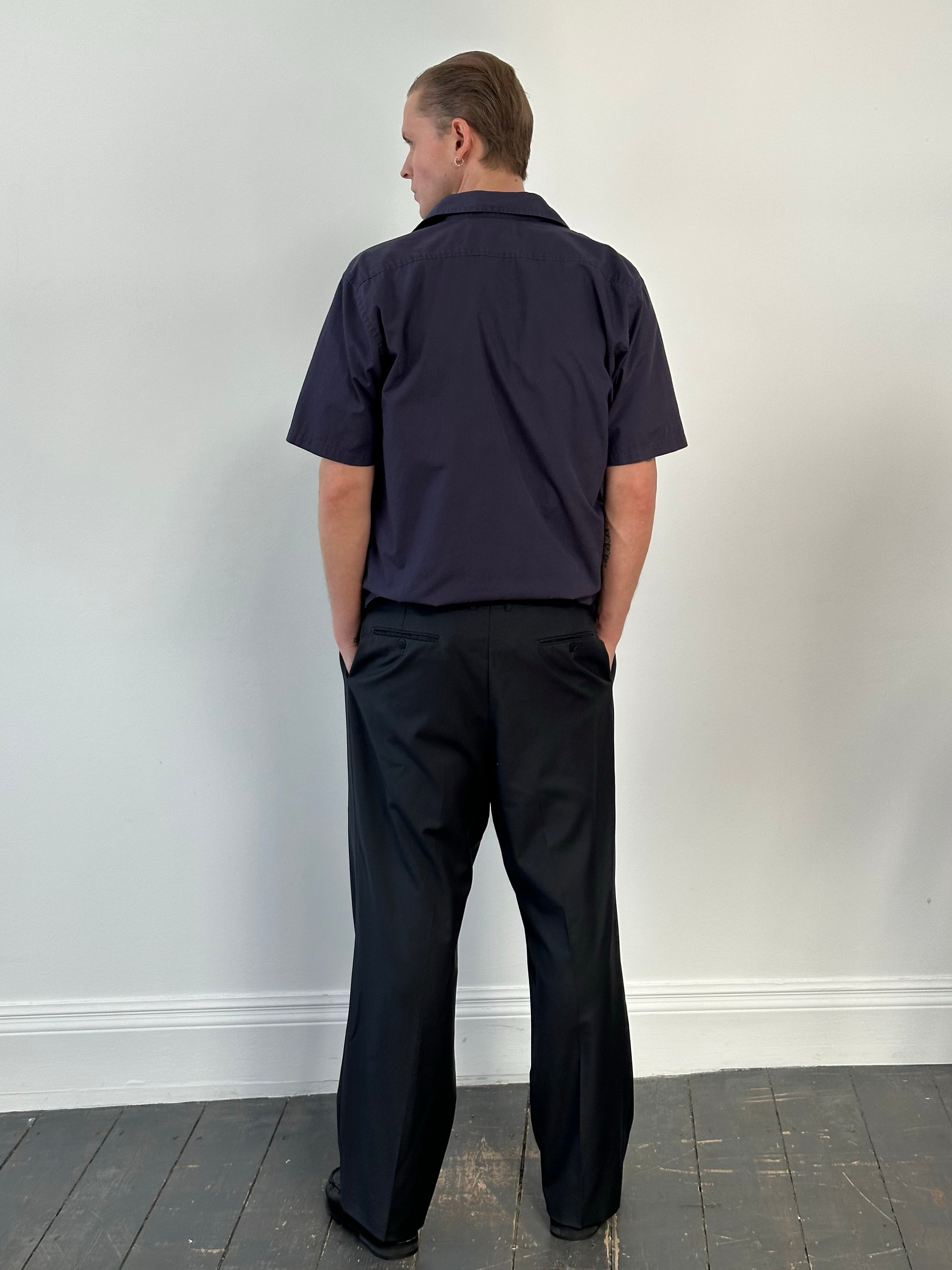 Yves Saint Laurent 1990s Pure Wool Tailored Trouser -