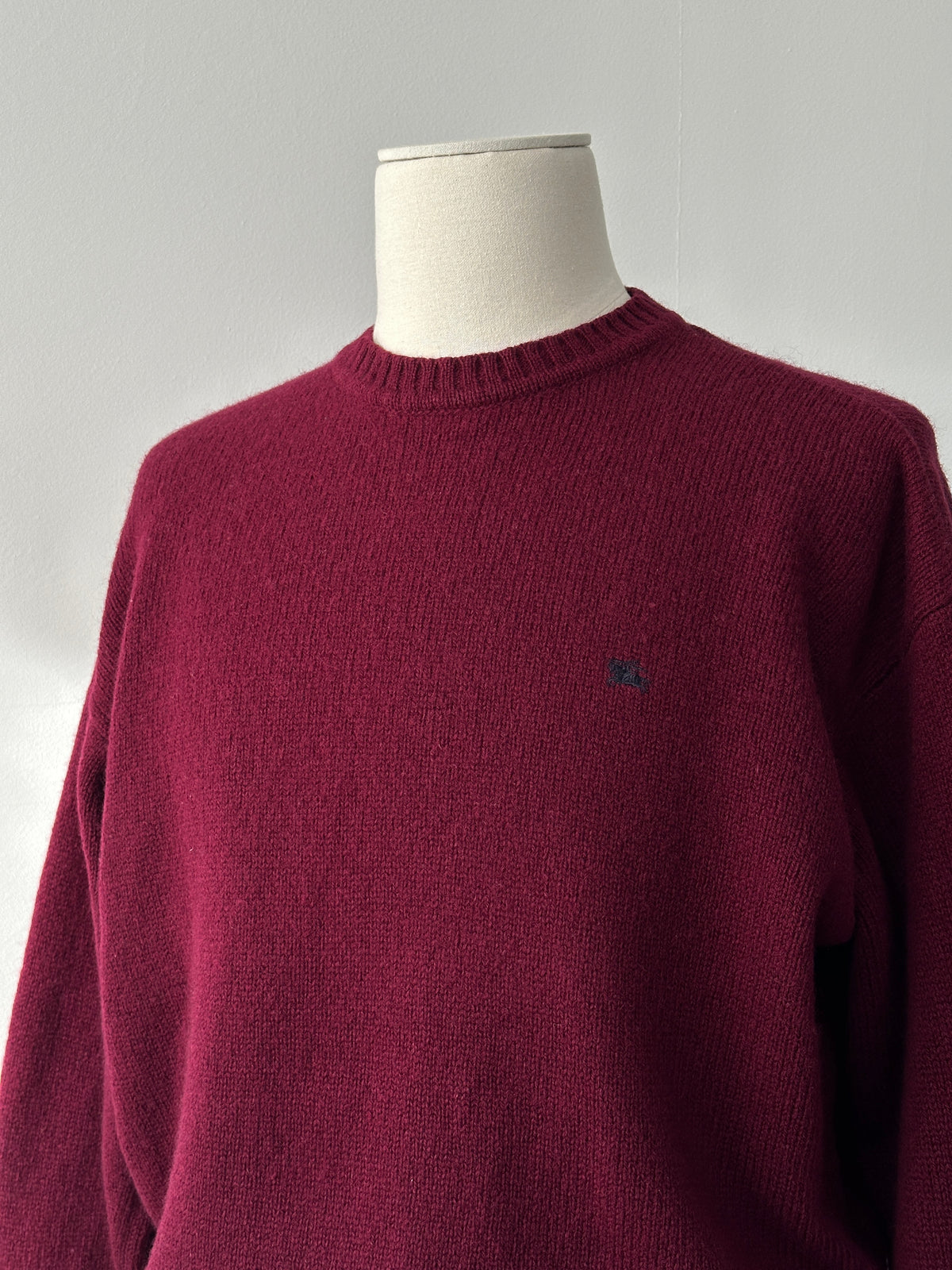 Burberry Pure Wool Jumper - L
