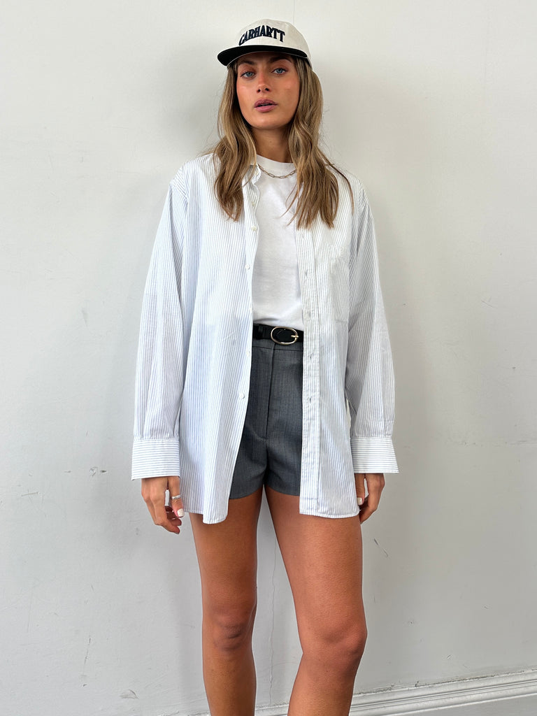 Yves Saint Laurent Pinstripe Cotton Shirt - XL - SYLK