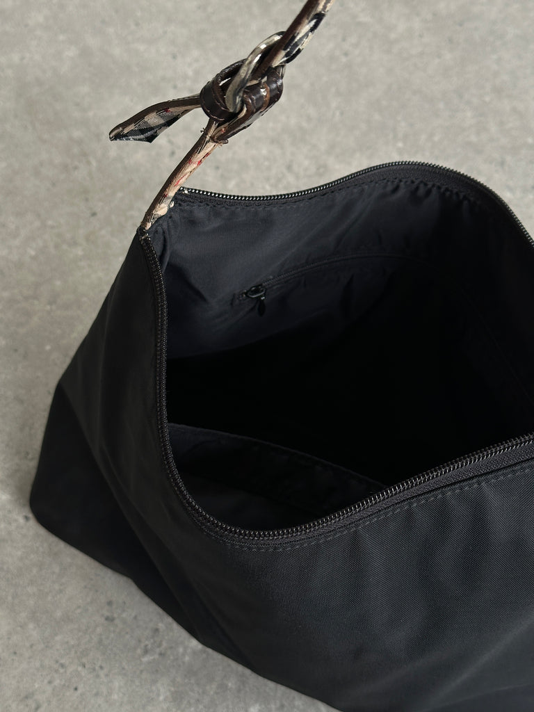 Burberry Nylon Nova Check Shoulder Bag - SYLK