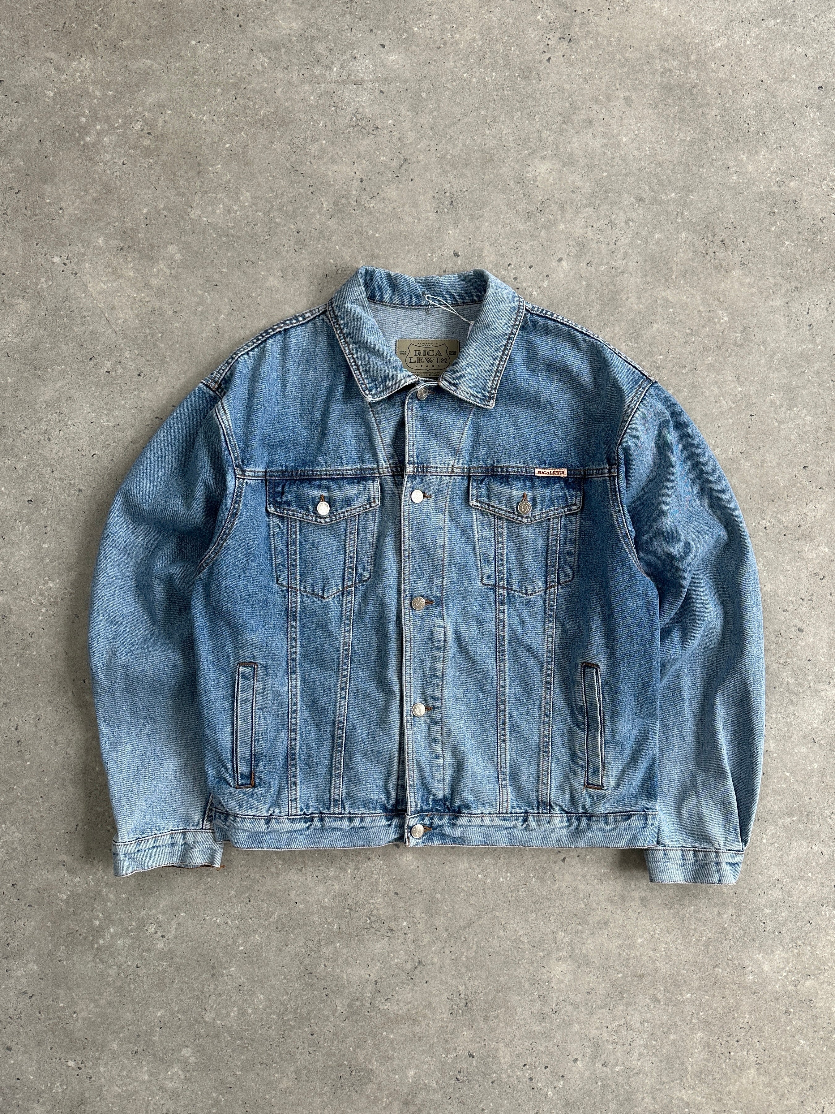 Vintage Oversized Denim Jacket - XL - SYLK