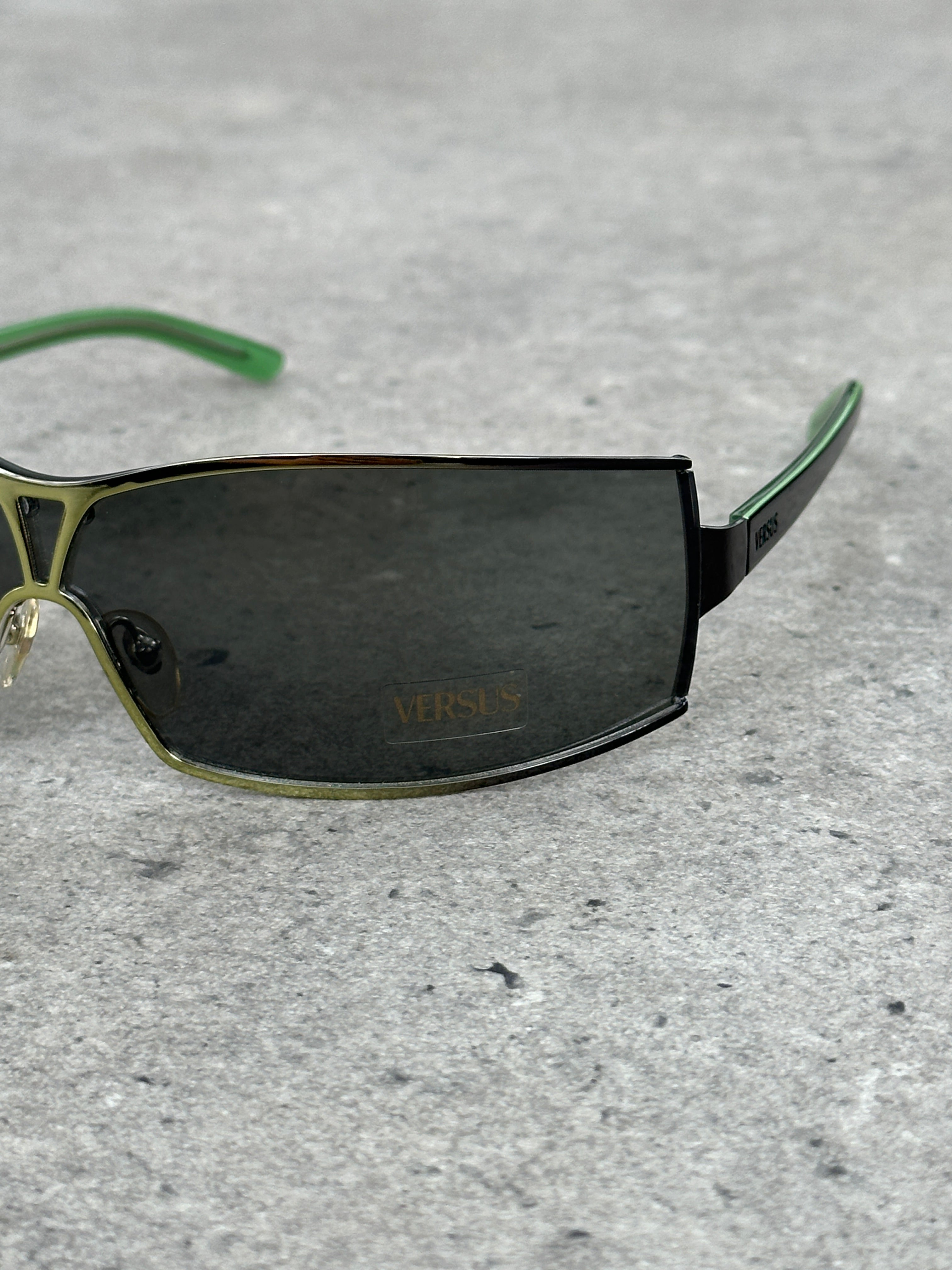 Versave Versus 2000s Semi Rimless Logo Sunglasses