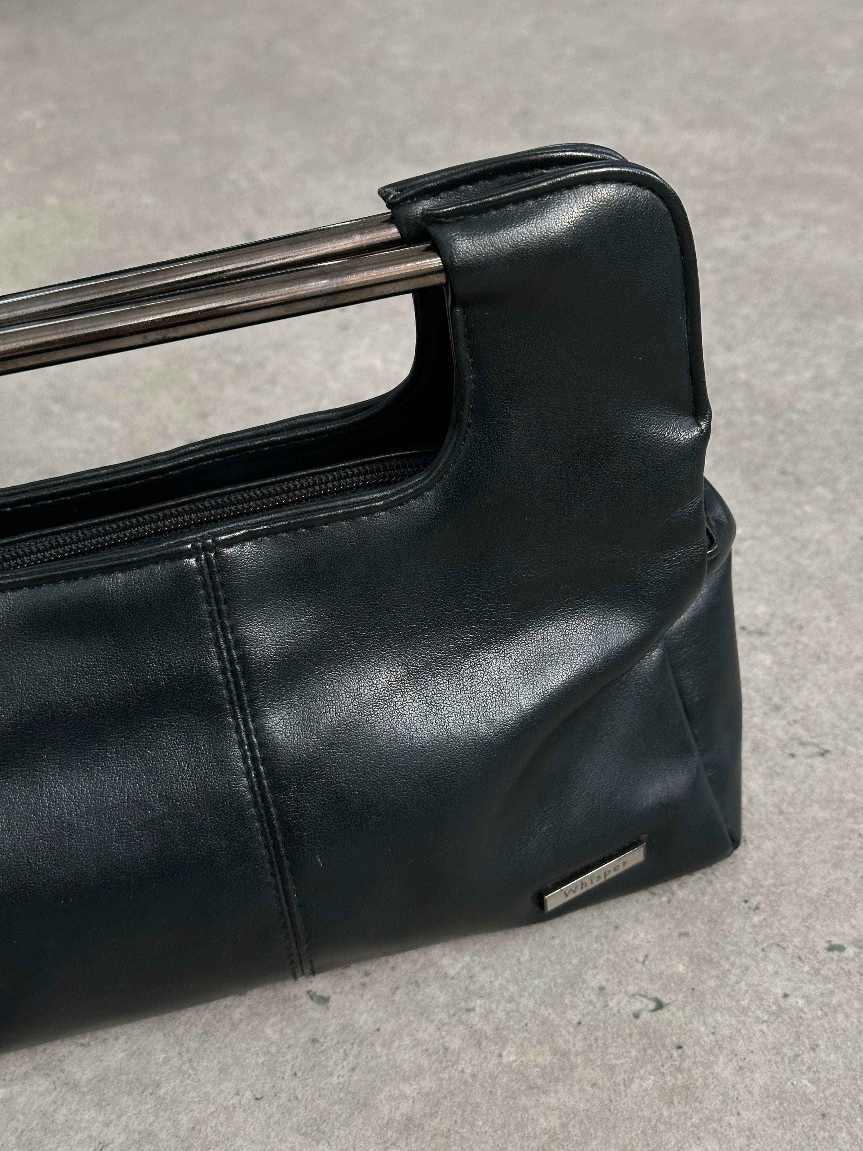 Vintage 1990s Faux Leather Clutch Bag