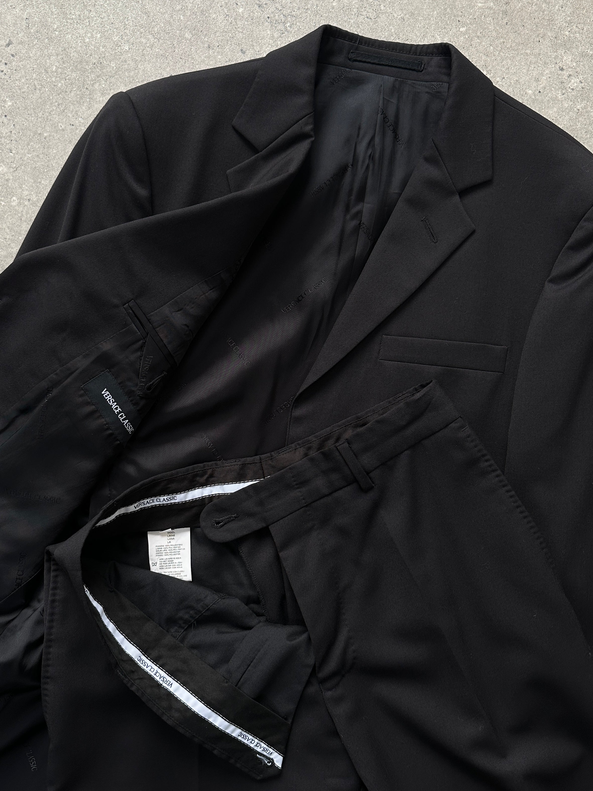 Versace Classic 1990s Pure Wool Single Breasted Suit – 38R/W28 - SYLK