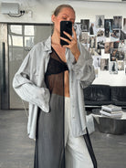 Vintage 2000s Sheer Floor Length Cardigan - S/M - SYLK