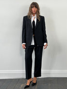 Christian Dior 1990s Wool Single Breasted Tuxedo Suit - 42S/W32 - SYLK
