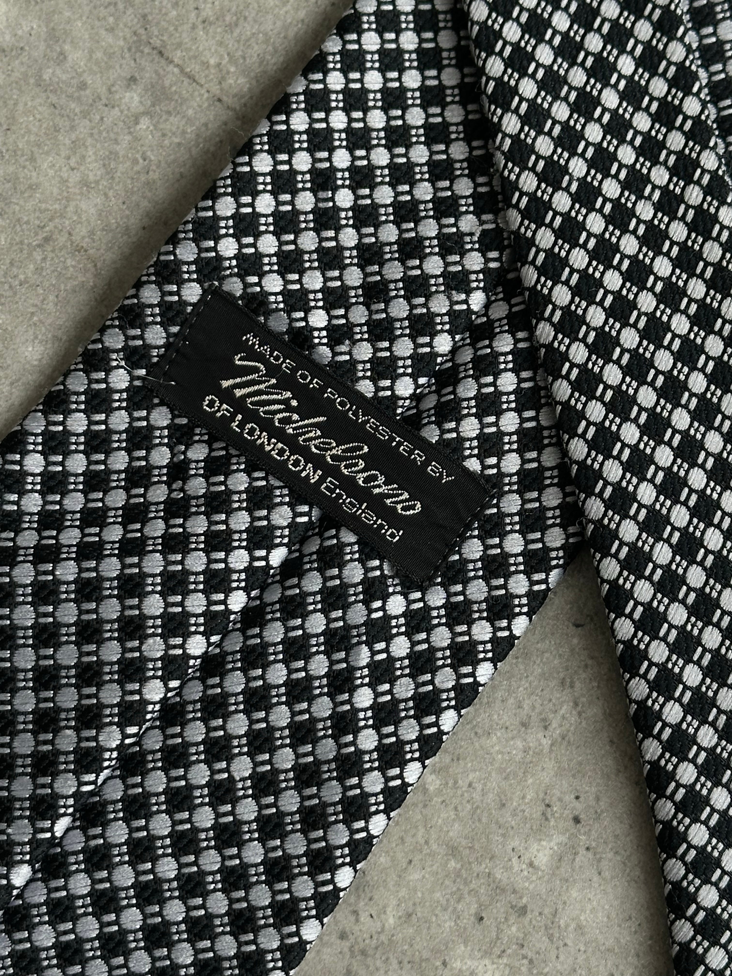 Vintage 1980s Woven Print Tie