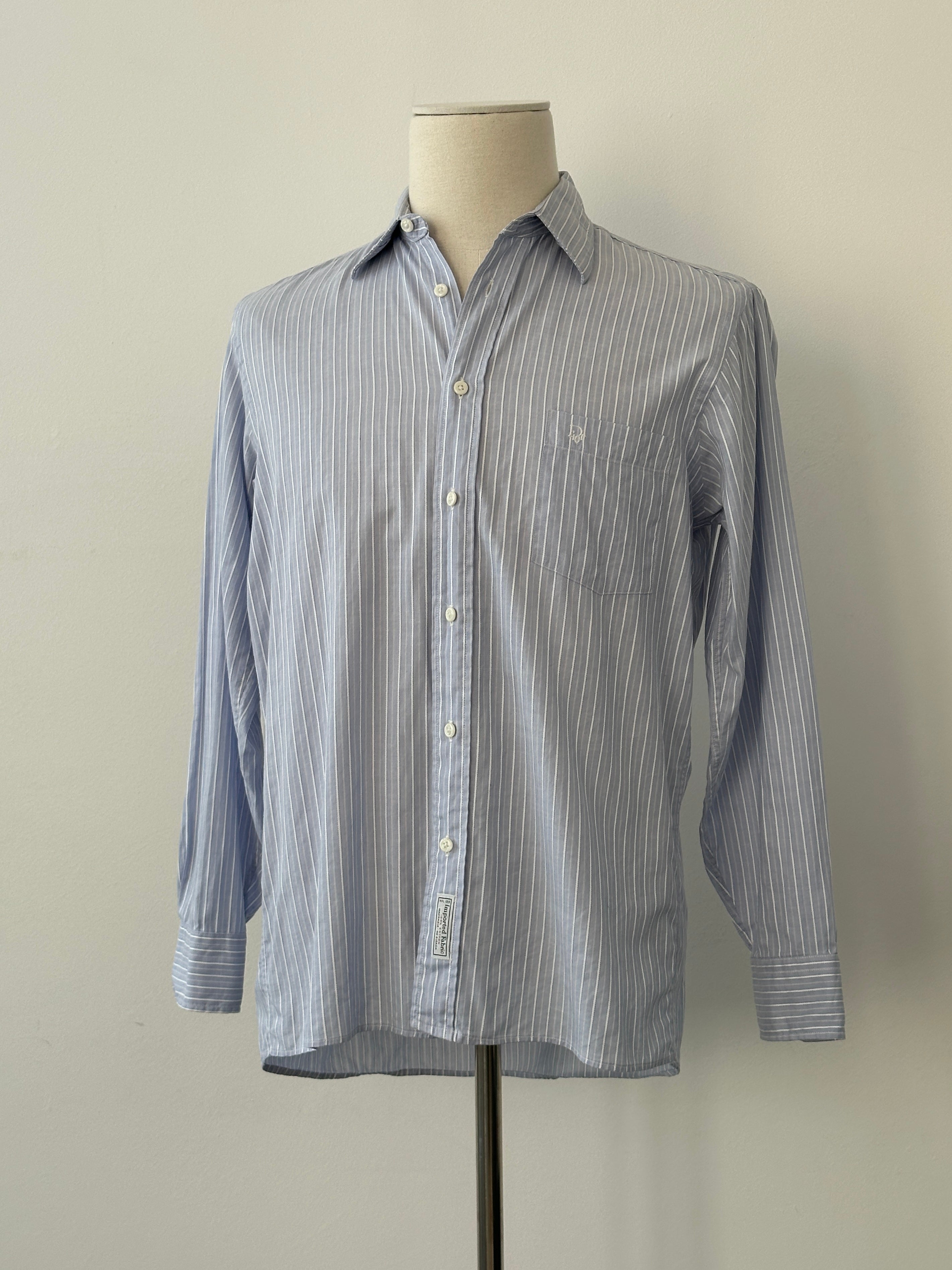 Christian Dior Chemins 1990s Pure Cotton Striped Shirt - XS