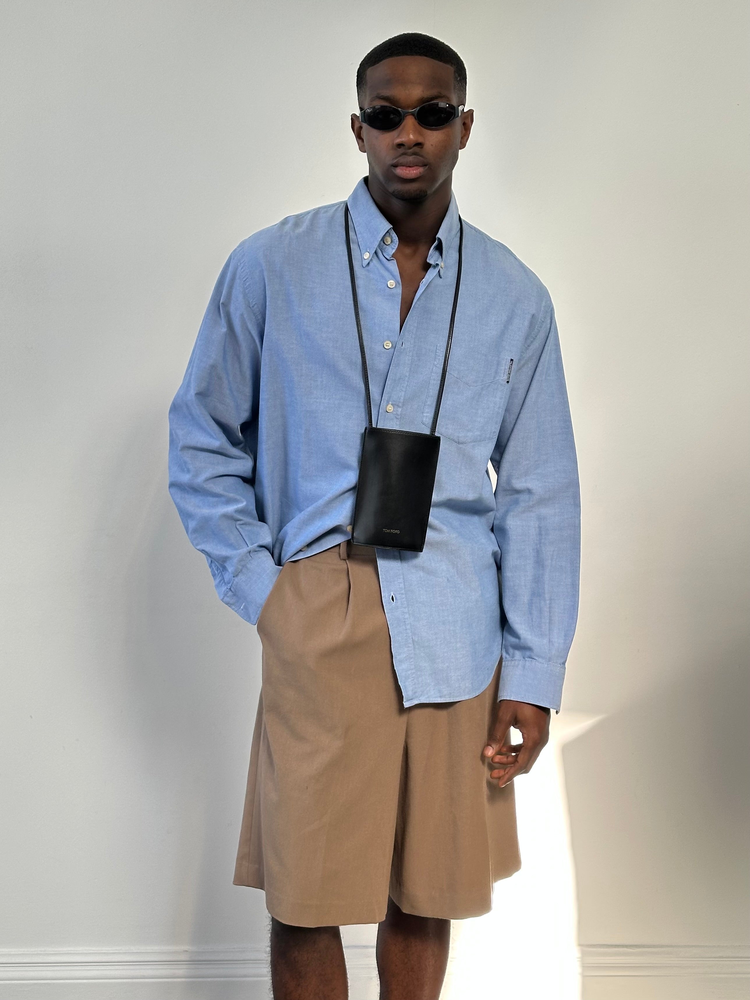 Valentino Jeans 1990s Pure Cotton Logo Shirt - XL