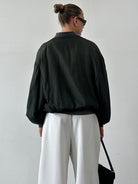 Vintage Pure Silk Bomber Jacket - L - SYLK